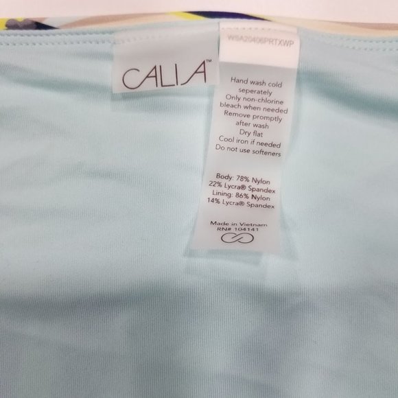 CALIA Wide Band Mid Rise Swim Bikini Bottoms Plus Size - Picture 5 of 9